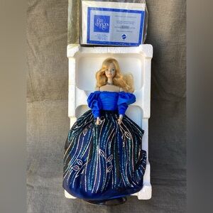 Blue Rhapsody 1986 Barbie Doll Porcelain Collection Mattel 1708 Vintage 1986